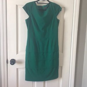 Tahari Emerald Green dress